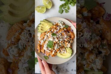 Street Corn Chicken Rice Bowls #healthydinner  #streetcorn  #bowlrecipe