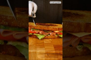 ASMR Deli Ham Sandwich #shorts