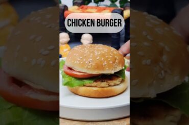 Healthy Chicken Burger Recipe | Chicken Burger Patties Recipe | Best Chicken Burger Recipe