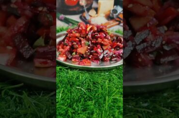 Viral Beetroot & Carrot Salad #salad #trending #shorts #healthy #food #easyrecipe #recipe #short