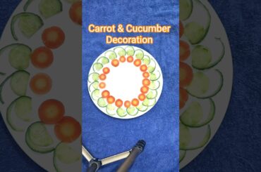 Carrot & Cucumber Decor Ideas | Fresh Veggies Salad Carving