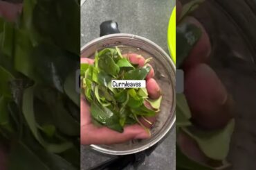 Healthy breakfast, herbal porridge( curry leaves) :let’s try #recipe #food #porridgerecipe #healthy