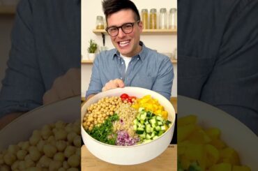 Mediterranean Quinoa Chickpea Salad