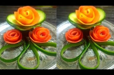 Salad decorations ideas |salad decor ideas| Salad decor krne ka asaan tarika by Mehar's Food Secrets