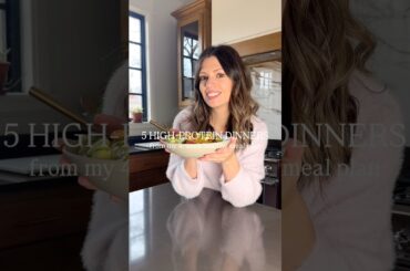 5 High-Protein Dinners #healthydinner #proteinrecipes #easymeals