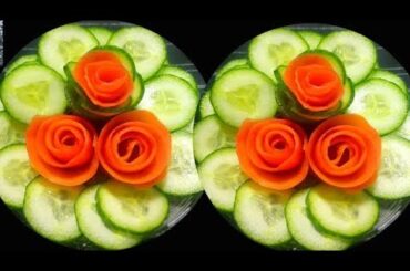 Salad decorations ideas |salad decor ideas| Salad decor krne ka asaan tarika by Mehar's Food Secrets