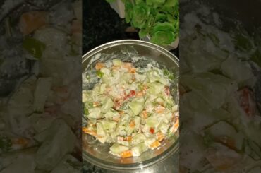 Healthy and yummy salad#Cucumber salad#cucumber #ytshorts