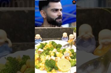 Virat Kohli's healthy salad #healthy #broccoli #recipe #shorts #ytshorts #minizaikahub