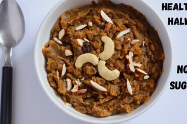 Sweet Potato Halwa Without Sugar | Healthy Sweet Potato Halwa Recipe | Shakarkandi Halwa