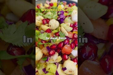 Healthy & Tasty Makhana Salad For Weightloss #makhana #weightloss #snacks  #salad #healthyfood