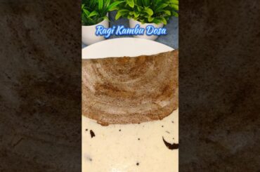 No rice Ragi Kambu Dosa Recipe Healthy Breakfast for weightloss #ragidosa #kambudosa #idly #food