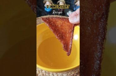 5 minutes dessert recipe | dessert recipe with bread #recipe #food #shorts #dessertrecipe #cooking