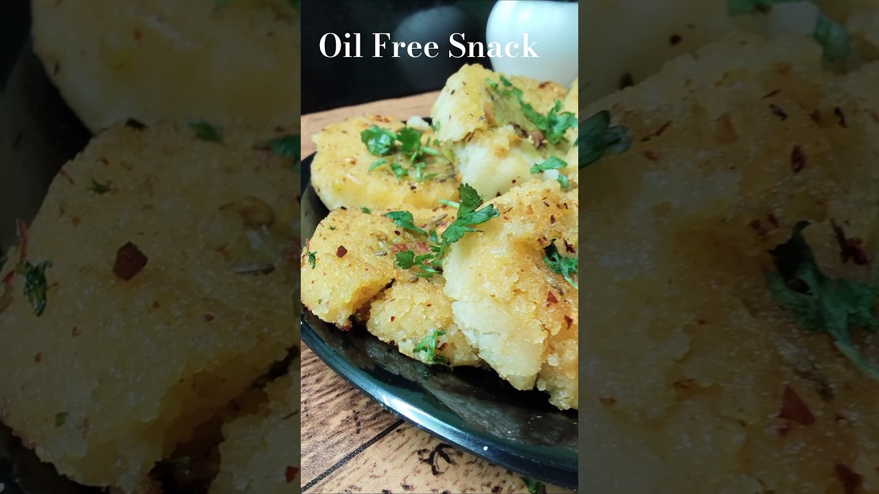 Oil free snack recipe | #shorts #food Oil free snack recipe | #shorts #food