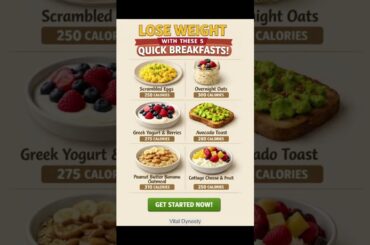 5 Quick & Healthy Breakfasts for Weight Loss