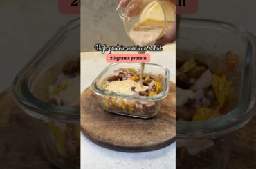 High protein mexican salad#mexicanfood #healthysalad #salads #nachos #weightlossrecipes #proteinrich