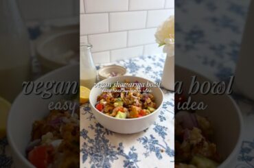 Vegan Shawarma Bowls: Easy Healthy Lunch Idea