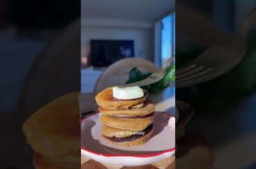 3 Ingredient high protein sweet potato pancakes #healthybreakfast #recipe #healthyrecipe