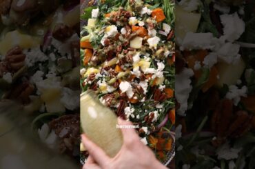 Roasted butternut squash & feta salad #saladrecipe