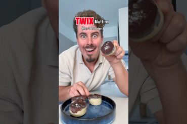 Gesunde TWIX MUFFINS?! (Nur 5 Zutaten) #gesunderezepte #twix #fy