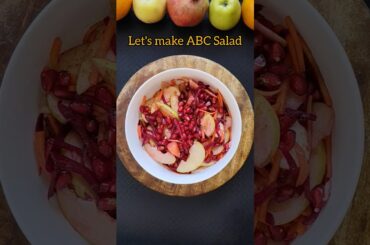 ABC Salad || Healthy Salad Recipe 3/8 || #food #shorts #foryou #salad #healthyeating #easyrecipe