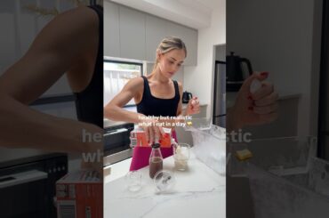 What I Eat in a Day to Stay Fit & Healthy | 130g protein, easy meal ideas #healthy  #whatieatinaday