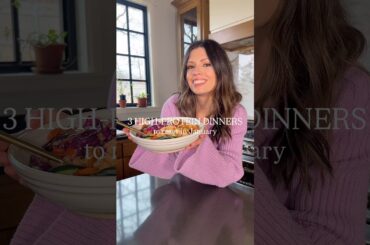 3 High-Protein Dinners #highprotein #healthydinner #easyrecipe