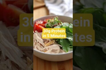 30g Protein in 5 Minutes | The Ultimate Healthy Lunch#HighProteinLunch #HealthyMeals #QuickRecipes