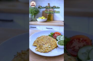 Healthy Oats Mini Dosa | Instant Breakfast Recipe#shorts#viral#viralrecipe #instantrecipe#eaayrecipe
