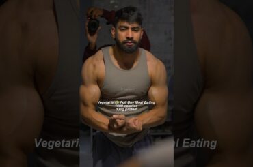 Vegetarian full day of eating 1600 calories 130g protein #fatloss #vegetarian #fulldayeating #shorts