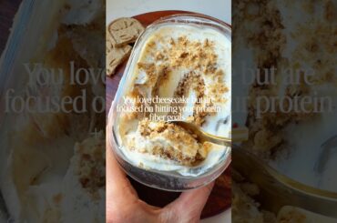 2-ingredient Yogurt Cheesecake (Viral Recipe) | Eating Bird Food #viralrecipe #yogurt #proteingoals