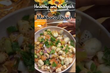 Healthy Makhana Chaat | 5-Minute Weight Loss Snack #trending #recipe #makhana #viral #food #shorts
