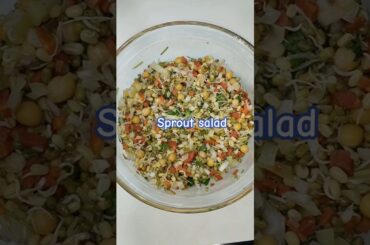 simple sprout salad for daily health#SproutSalad#MoongSprouts#HealthyFood#WeightLossFood#ProteinRich
