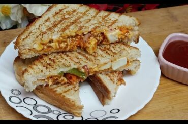 Healthy Breakfast Idea | Veggie Delight Sandwich | Healthy & Easy Vegetable Sandwich Recipe