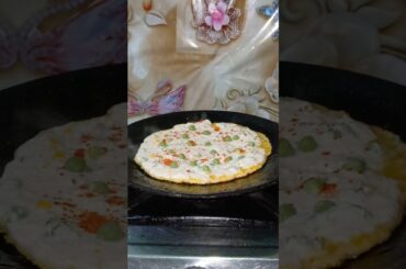 Quick breakfast recipe sooji cheela recipe #delicious #snacks #healthy #cooking #vidyarecipe #yt....