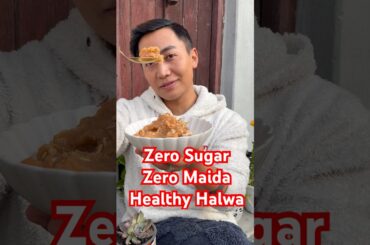 Zero Sugar Zero Maida Halwa Recipe || Healthy Halwa Recipe #food #youtubeshorts
