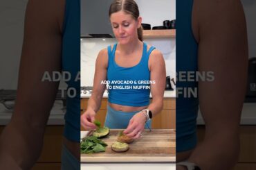 3-Minute HEALTHY Breakfast Sandwich #shorts #highprotein #breakfast