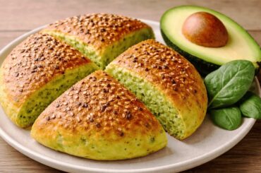 Healthy Avocado Bread in 10 minutes! Tastier than pizza! No flour!