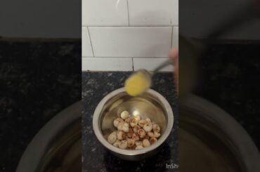 Healthy snack recipe phool makhana (spicy) #food #cooking #foodcook #recipe