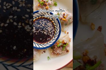 High protein Gluten free Rice paper mutton dumplings  #food #healthy #lowcalorie #recipe