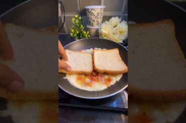 Egg bread for healthy breakfast | #egg #eggrecipe #recipe #easyrecipe #shorts