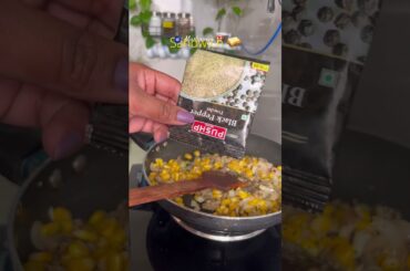 5-Minute Healthy Sandwich Recipe | Mushroom Corn Butter Toast