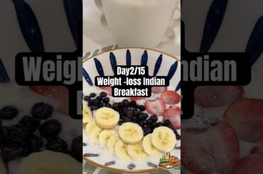 Overnight Chia Seeds Oats Bowl | Weight-Loss Indian Breakfast (Day 2)