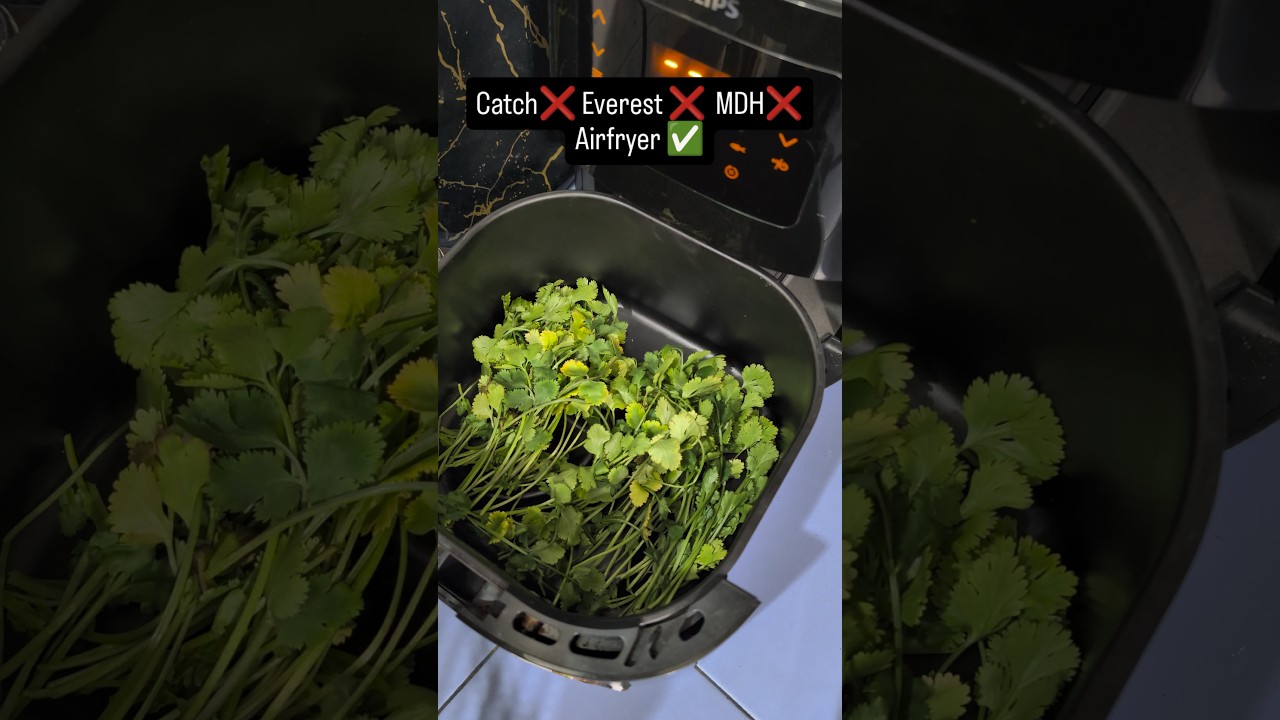 Coriander powder in Airfryer| Airfryer Coriander#coriander #corianderpowder #shorts #airfryer #dry Coriander powder in Airfryer| Airfryer Coriander#coriander #corianderpowder #shorts #airfryer #dry