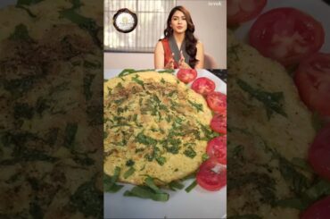 Mrunal thakur's favorite "healthy spinach egg" #recipe #food #easyrecipe #breakfast #egg #anda #yumm