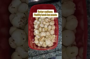 Butter makhana healthy snacks #shortvideo #food #realkitchen #youtube #recipe #realtyhomes #cooking
