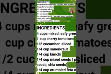 Fix Your Gut Health With This Healthy Salad Recipe!