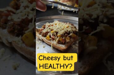 DON'T MISS 5 MINUTES to a HEALTHY Breakfast Cheesy Sandwich | #shorts #richabinanikalra | Quick EASY
