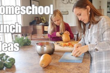A Week of Healthy Homeschool Lunch Ideas