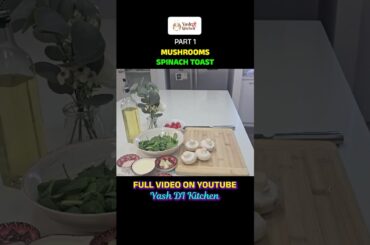 Mushroom Toast  | Mushroom | Healthy Breakfast | Veg Snack #shorts