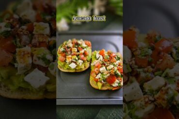 2 minutes of healthy avocado paneer toast recipe #shorts #youtubeshorts #avocado #viralrecipe